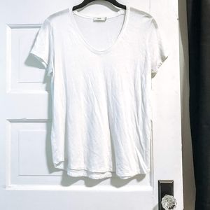 Vince white Pima cotton tee